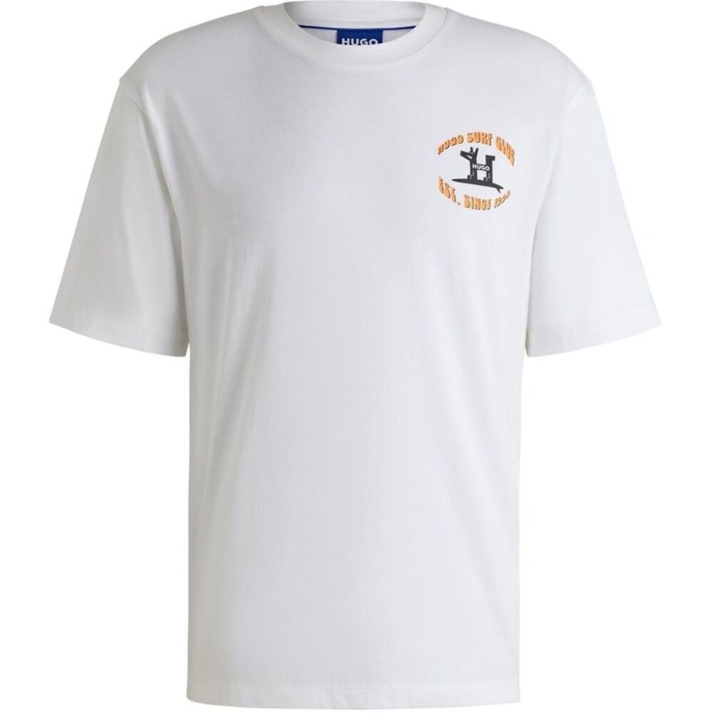 Hugo Mens Nodiwop Graphic Print Regular T-Shirt / White